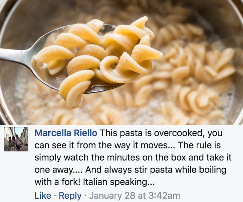Learn How to Cook Your Pasta | Shutterstock & Twitter/@ItalianComments
