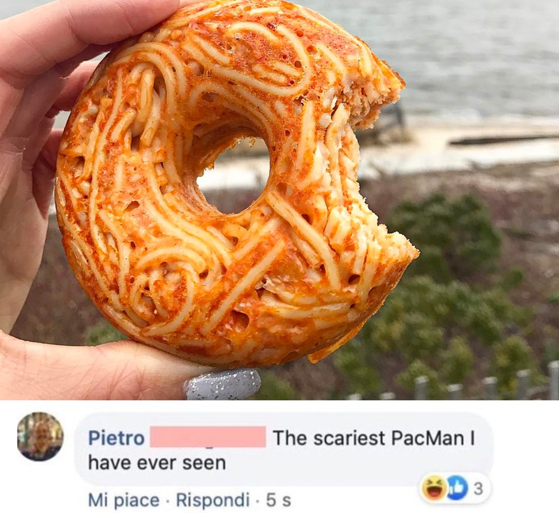 Spaghetti Doughnut? | Instagram/@smorgasburg & Twitter/@ItalianComments