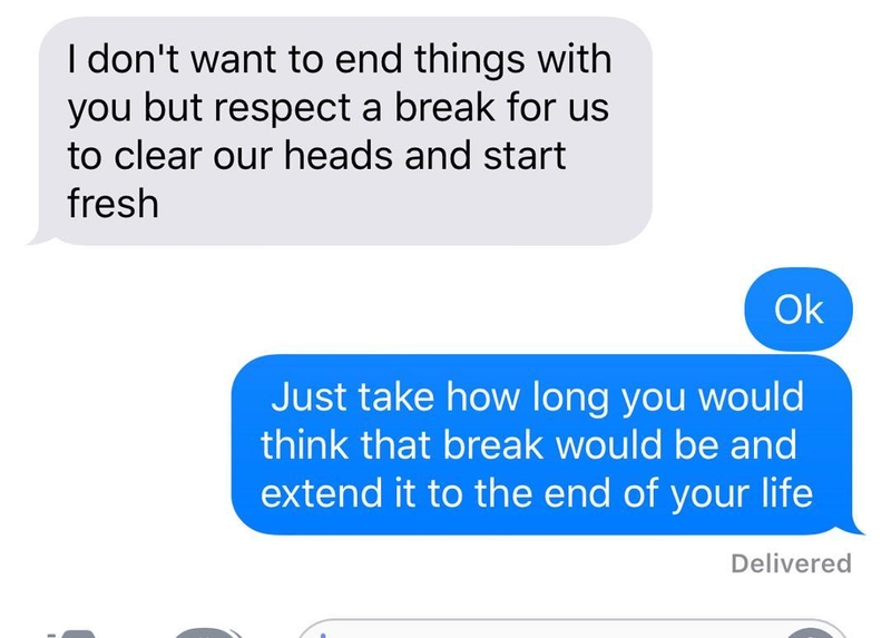 We Were on a (Life-Long) Break! | Instagram/@textsfromyourex