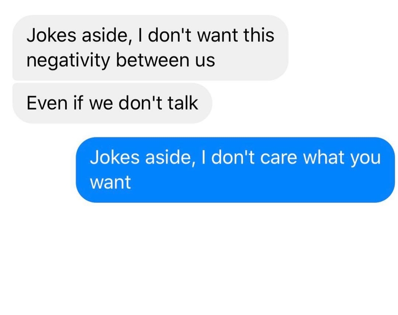 Can’t Take a Joke | Instagram/@textsfromyourex