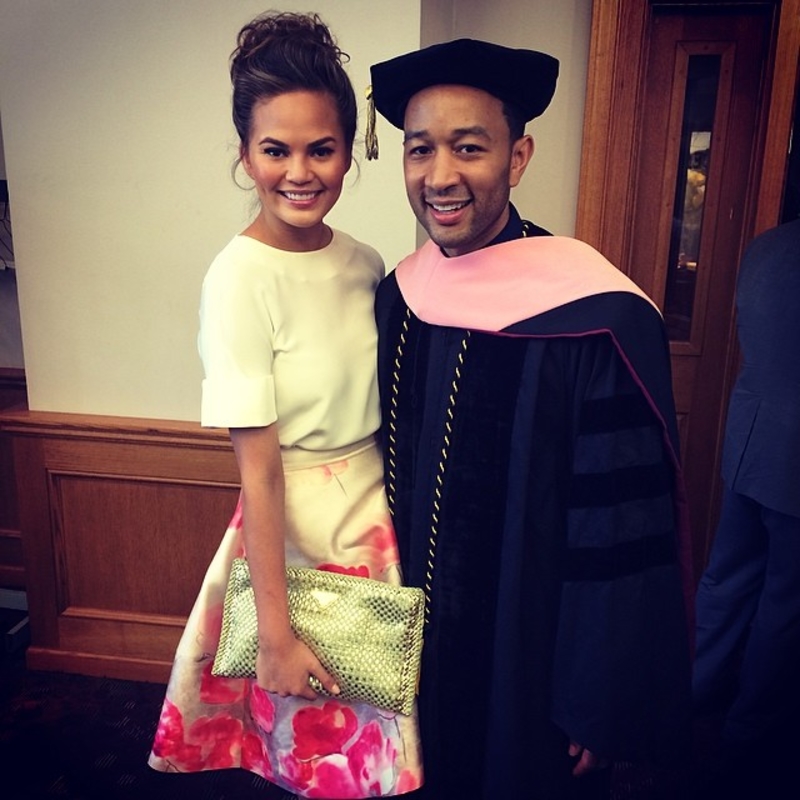 Dr. John Legend in the House | Instagram/@chrissyteigen