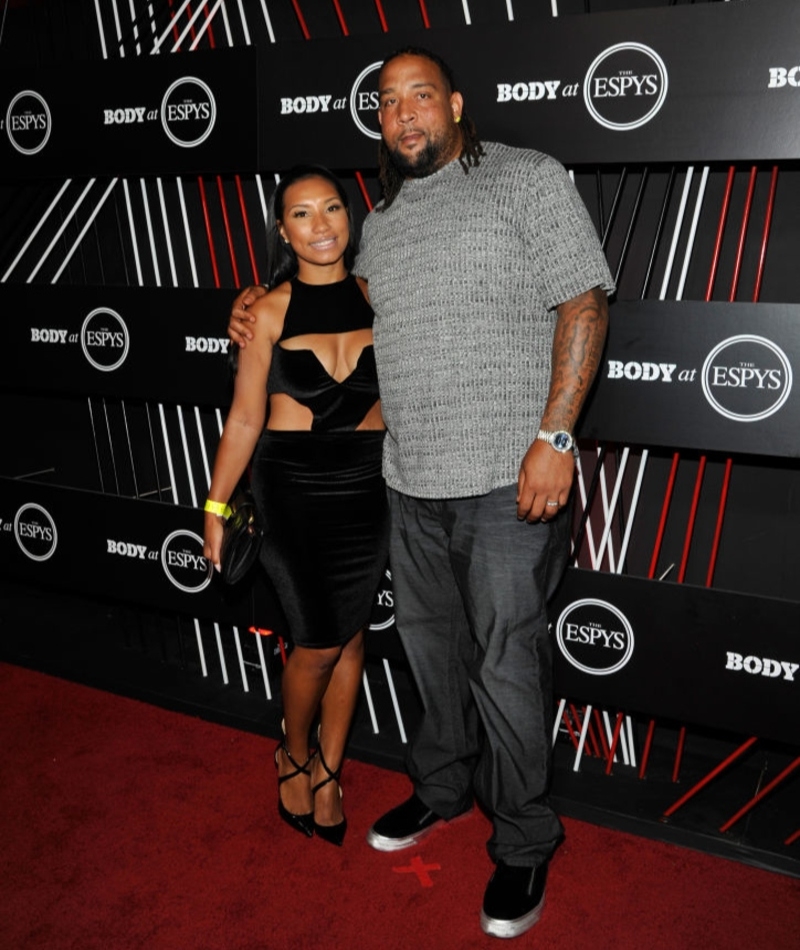 Donald Penn und Dominique Penn | Getty Images Photo by John Sciulli