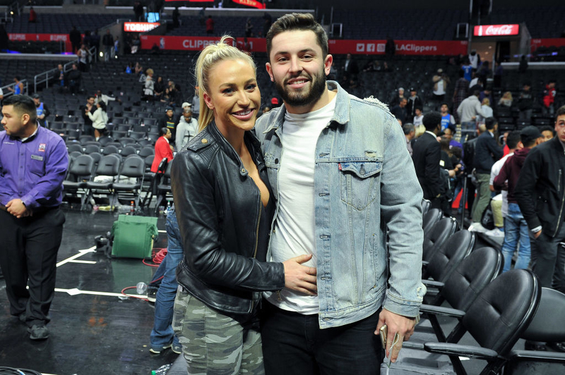 Baker Mayfield und Emily Wilkinson | Getty Images Photo by Allen Berezovsky