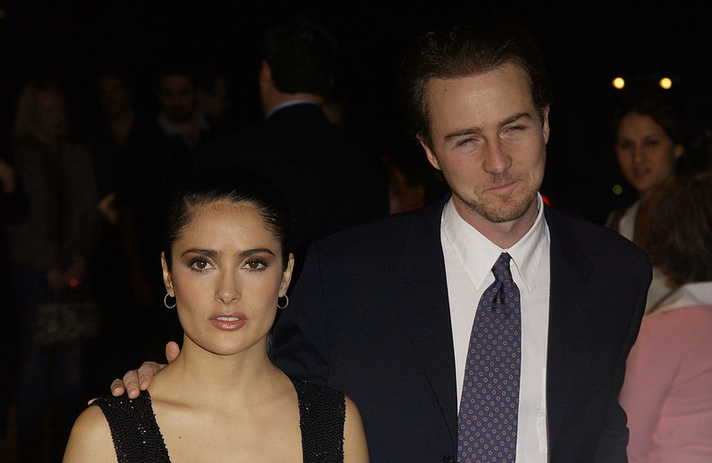 Salma and Edward Norton | Getty Images Photo by Robert Mora