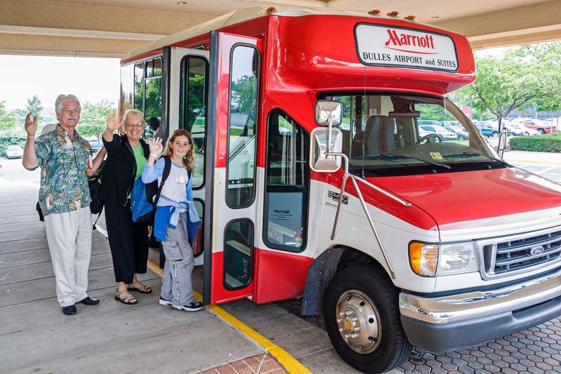 Take Advantage of Hotel Shuttles | Alamy Stock Photo by Jeffrey Isaac Greenberg 9+