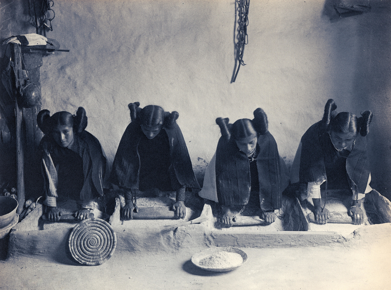 Hopi Women Grind Corn | Alamy Stock Photo by Hum Images