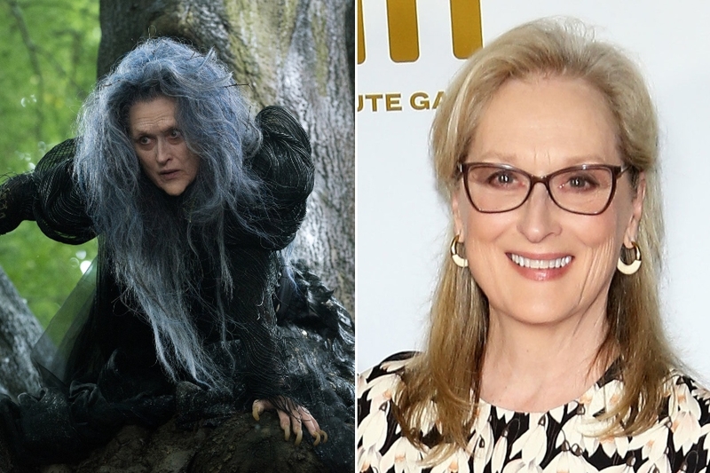 The Witch (Meryl Streep) | Alamy Stock Photo & Getty Images Isaiah Trickey/FilmMagic