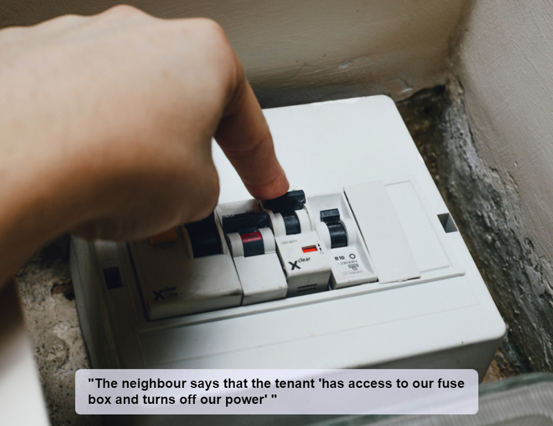 Terrorizing the Neighbors Upstairs | Shutterstock