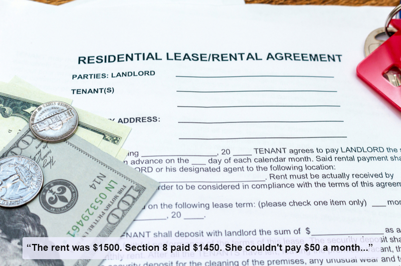 $50 Rent Payment Refusal | Shutterstock