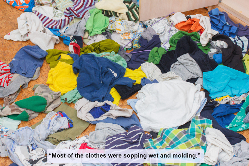 An Abundance of Wet Clothes | Alamy Stock Photo