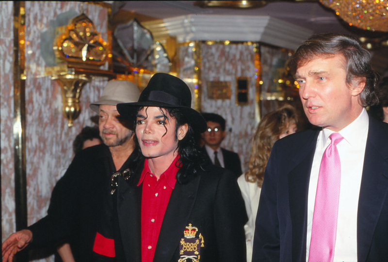 Trump und der King Of Pop | Getty Images Photo by Jeffrey Asher