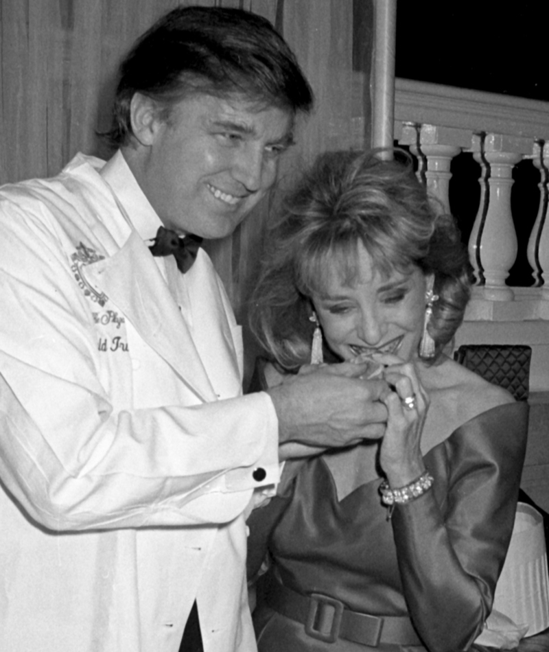 Trump und Barbara Walters | Getty Images Photo by Ron Galella