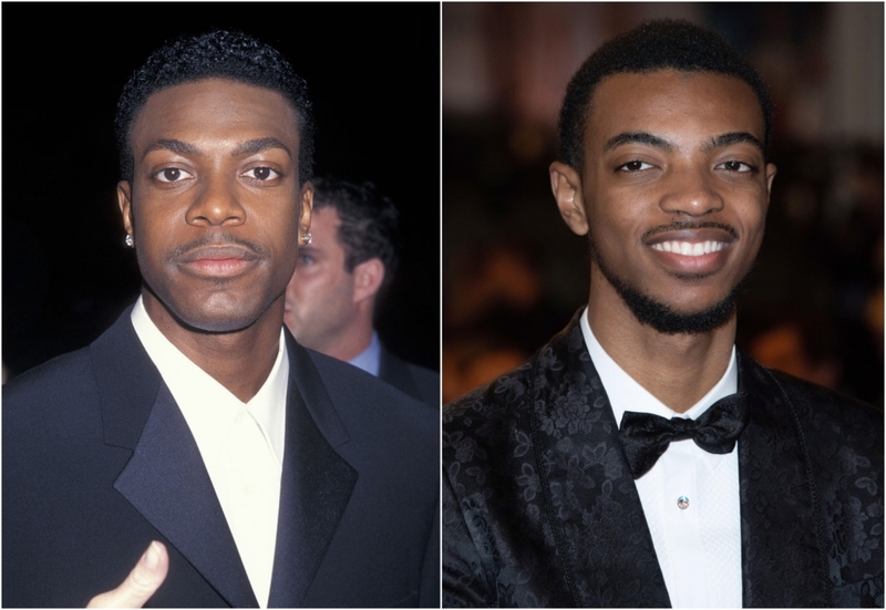 Chris Tucker e Destin Tucker | Getty Images Photo by Ron Galella Ltd & Alamy Stock Photo by Aurore Marechal/ABACAPRESS