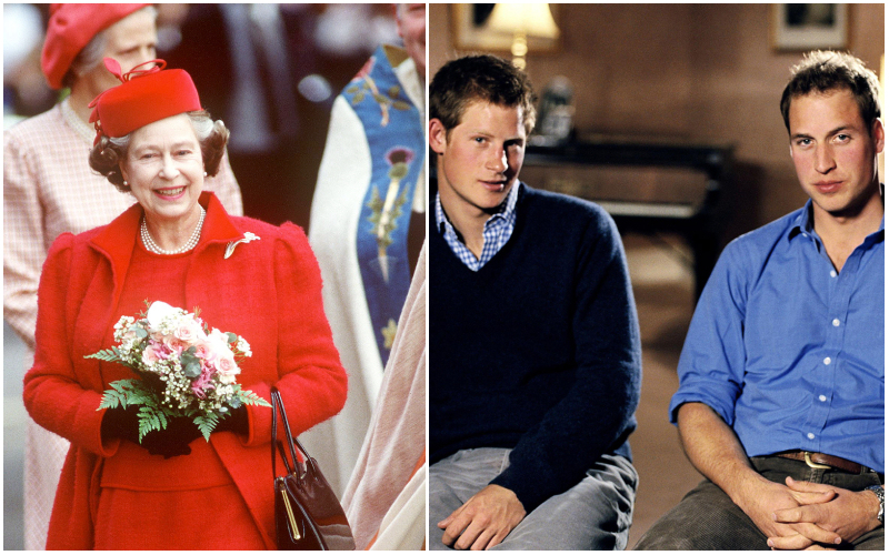 Die Prinzen William und Harry: Die Enkel von Königin Elizabeth II. | Getty Images Photo by Tim Graham Photo Library & Alamy Stock Photo by Fergus Greer/PA Images 