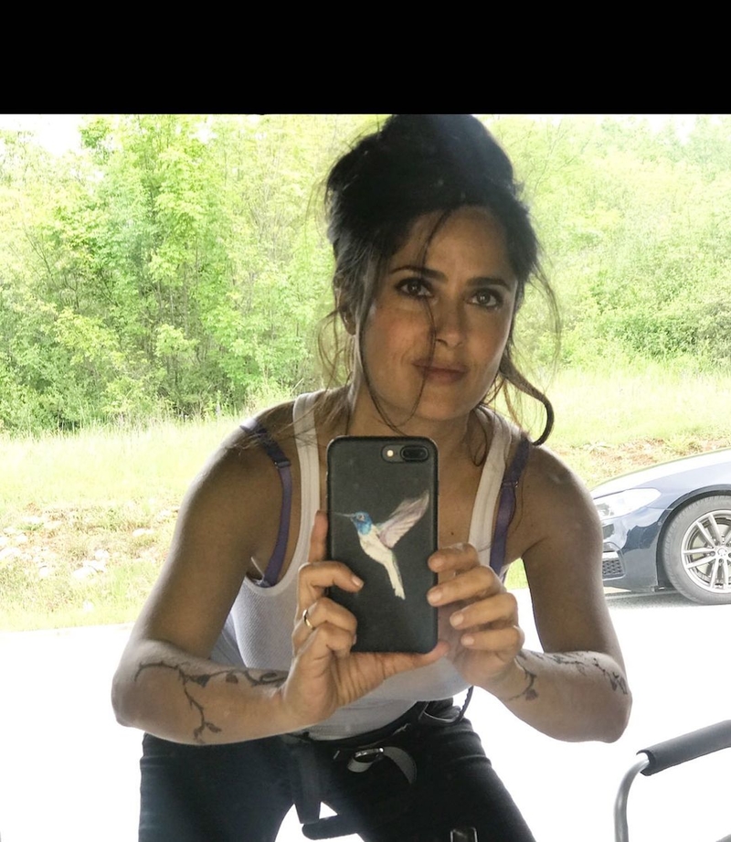 Krav Maga, bebe | Instagram/@salmahayek