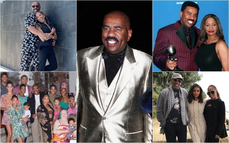 The Turbulent Life of Steve Harvey’s Family | Instagram/@marjorie_harvey & @iamsteveharveytv & Alamy Stock Photo by Rw/Media Punch/Alamy Live News & Allstar Picture Library Ltd