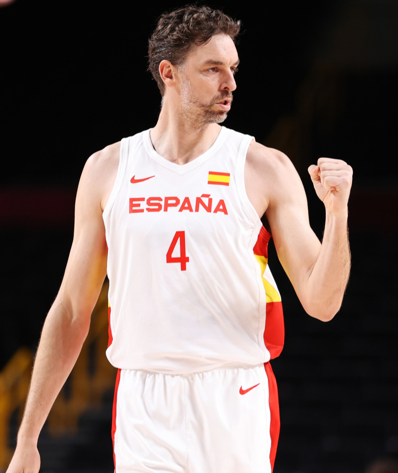 Pau Gasol – 2,13 m, 111 kg | Getty Images Photo by Gregory Shamus