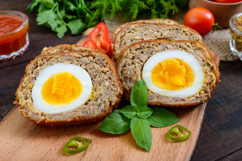 Scotch Eggs | Shutterstock Photo by Iaroshenko Maryna