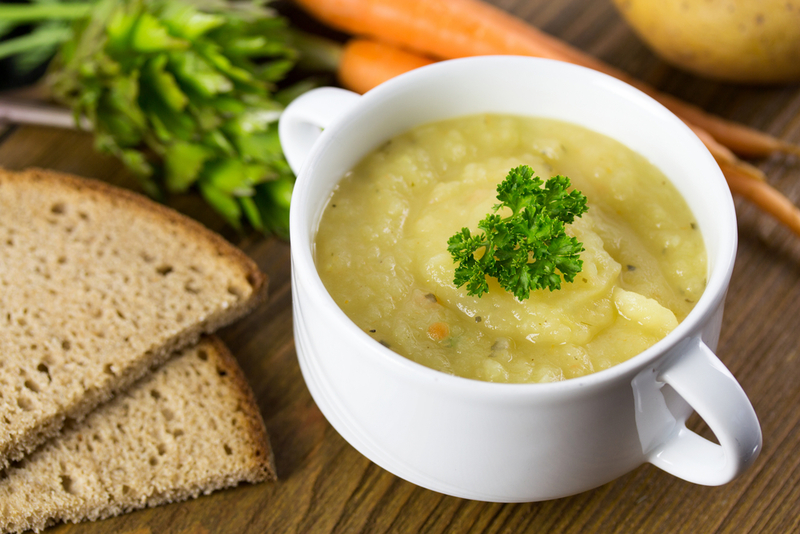 Country Potato Soup | Shutterstock Photo by juefraphoto