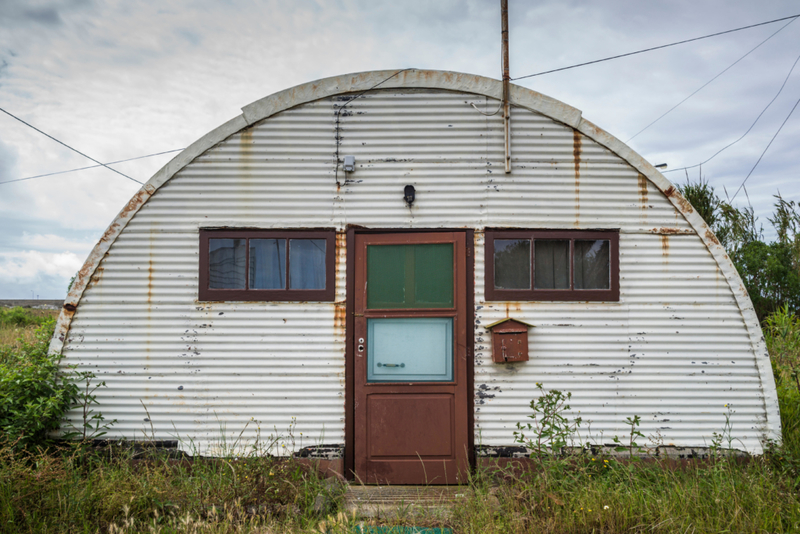 African Prefab House | Alamy Stock Photo