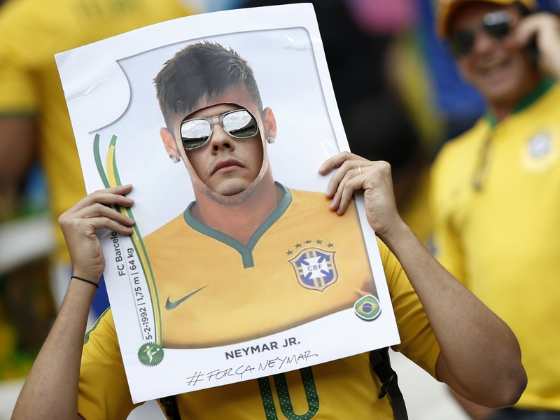 La cara de un campeón | Getty Images Photo by ADRIAN DENNIS/AFP 