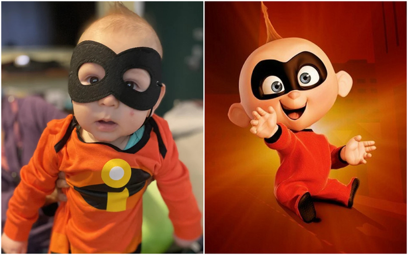 Real Life Jack-Jack | Reddit.com/Teh_Best86 & MovieStillsDB Photo by SpinnersLibrarian/Walt Disney Pictures/Pixar Animation Studios