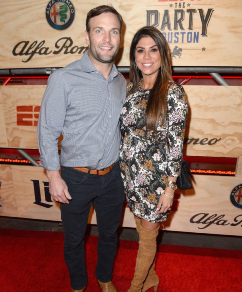 Anna Burns & Wes Welker | Getty Images Photo by Gustavo Caballero