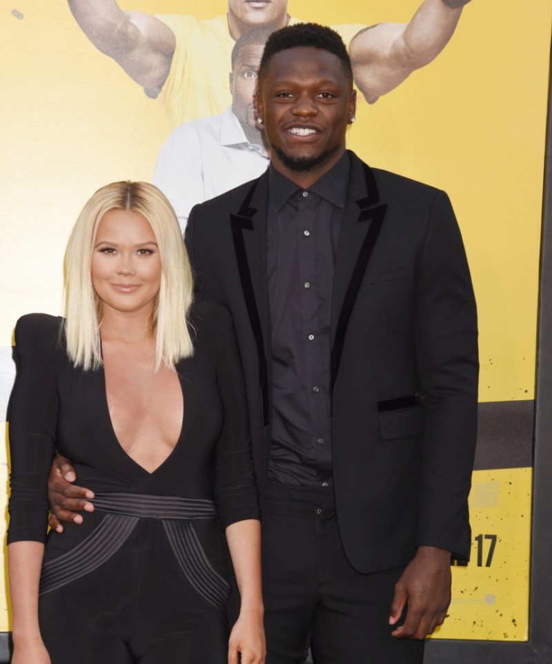 Kendra Shaw & Julius Randle | Getty Images Photo by Jeffrey Mayer/WireImage