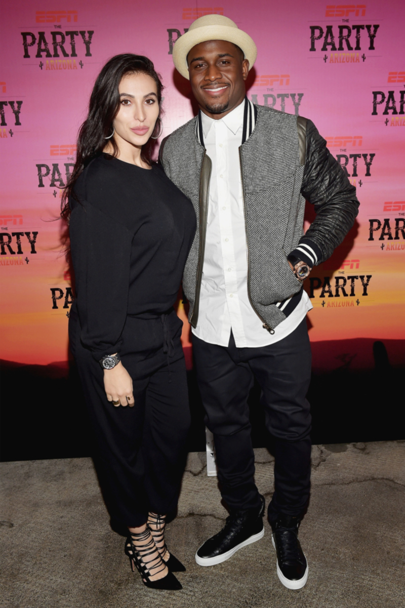 Lilit Avagyan & Reggie Bush | Getty Images Photo by Gustavo Caballero