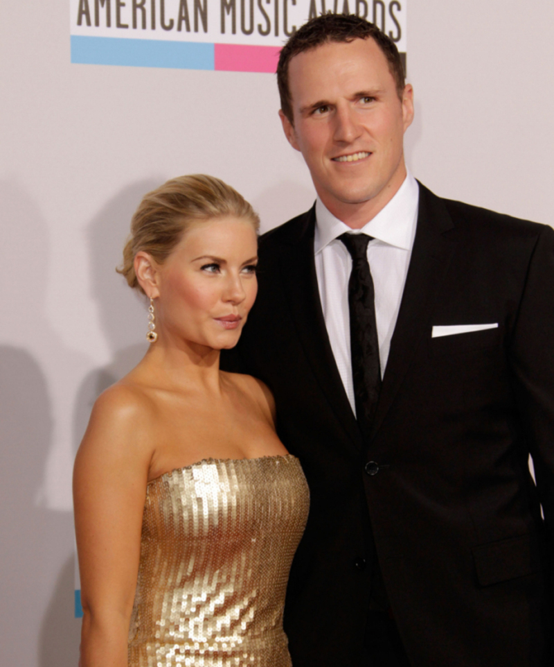 Dion Phaneuf and Elisha Cuthbert | Getty Images Photo by Jeff Vespa/WireImage