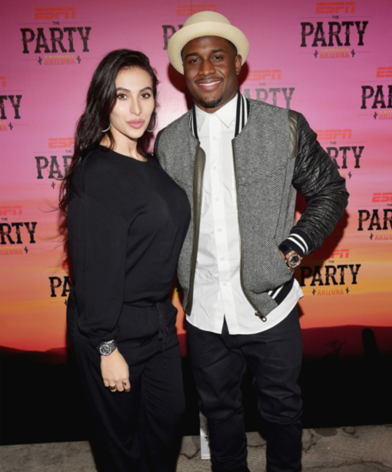 Lilit Avagyan & Reggie Bush | Getty Images Photo by Gustavo Caballero