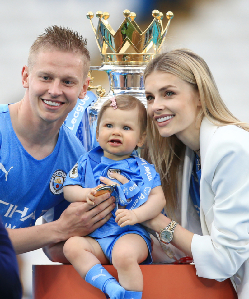 Oleksandr Zinchenko & Vlada Shcheglova | Getty Images Photo by Simon Stacpoole/Offside