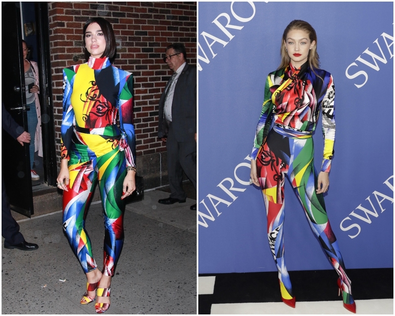 Dua Lipa Vs. Gigi Hadid | Alamy Stock Photo by Diego Corredor/Media Punch Inc & John Angelillo/UPI