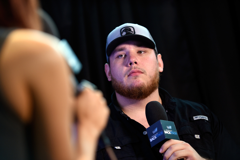 Luke Combs Then | Getty Images Photo by David Becker/ACMA2017