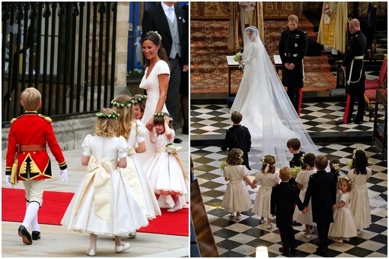 Maid of Honor and Page Boys | Getty Images Photo by Gareth Fuller/PA Images & OWEN HUMPHREYS/AFP