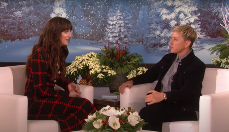 Dakota Johnson Calls Out Ellen DeGeneres | Youtube.com/TheEllenShow