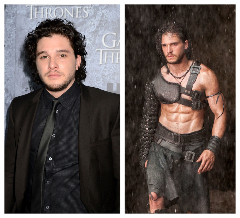 Kit Harington aumentó su volumen para su papel en “Pompeya” | Getty Images Photo by Jeff Kravitz/FilmMagic & Alamy Stock Photo by Collection Christophel 