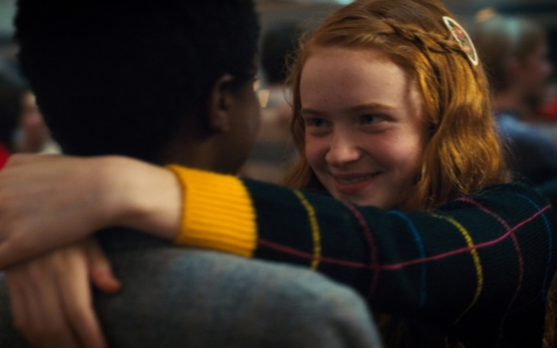 Sadie Sink Não Queria Beijar Caleb McLaughlin em “Stranger Things” | MovieStillsDB Photo by Yaut/Netflix