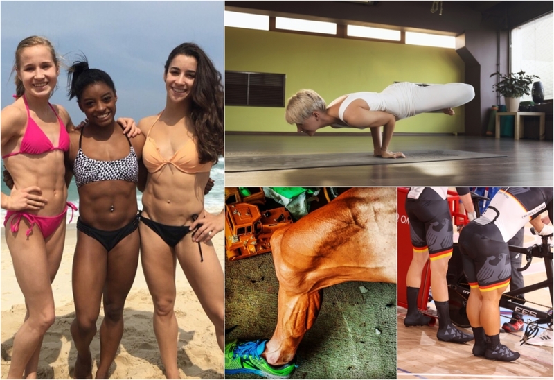 Sin dolor no hay ganancia: el cuerpo humano como nunca antes lo habías visto | Instagram/@simonebiles & @janibrajkovic & Alamy Stock Photo