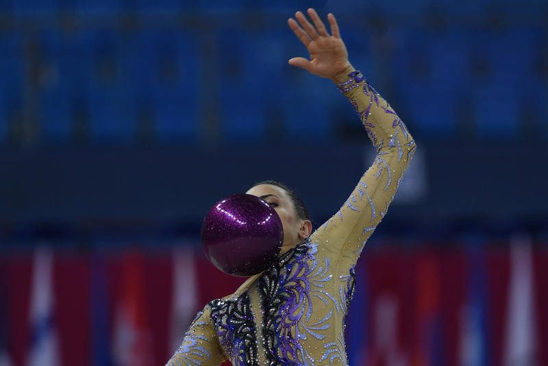 Should We Tell Her There’s a Ball On Her Face? | Getty Images Photo by Franco Romano/Nurphoto