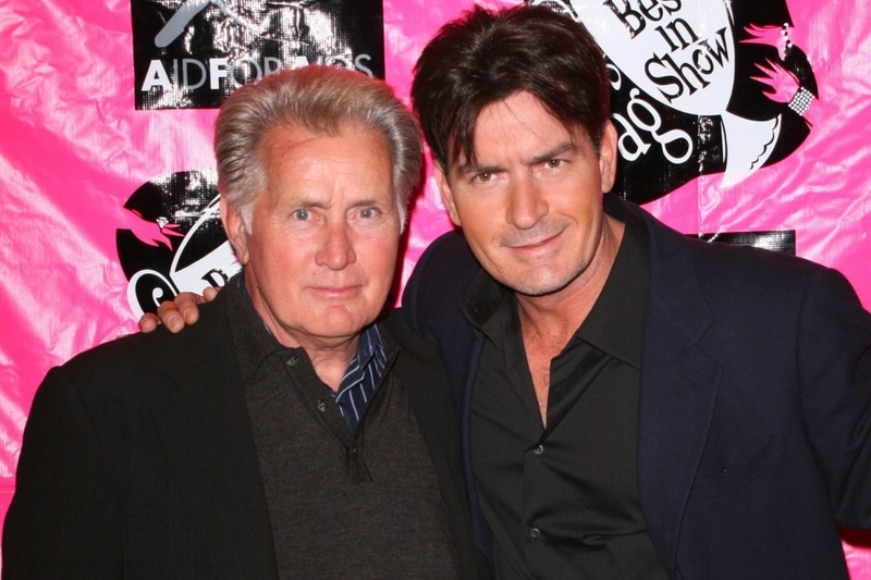 Martin Sheen & Charlie Sheen | Shutterstock Photo by s_bukley