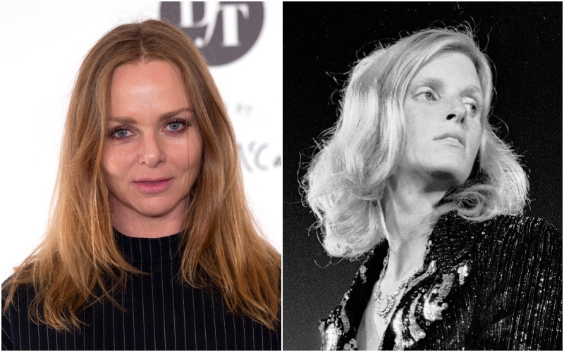 Stella McCartney – Linda McCartney | Alamy Stock Photo by DPA/Alamy Live News & Getty Images Photo by Gijsbert Hanekroot/Redferns