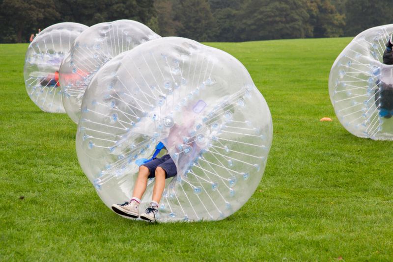 Bola de zorbing | Alamy Stock Photo