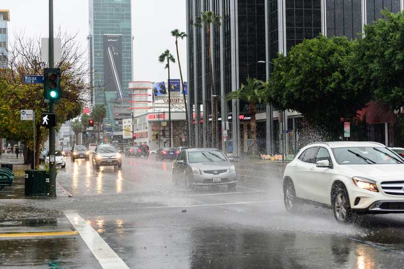 Para los angelinos, la lluvia equivale al Apocalipsis | Shutterstock