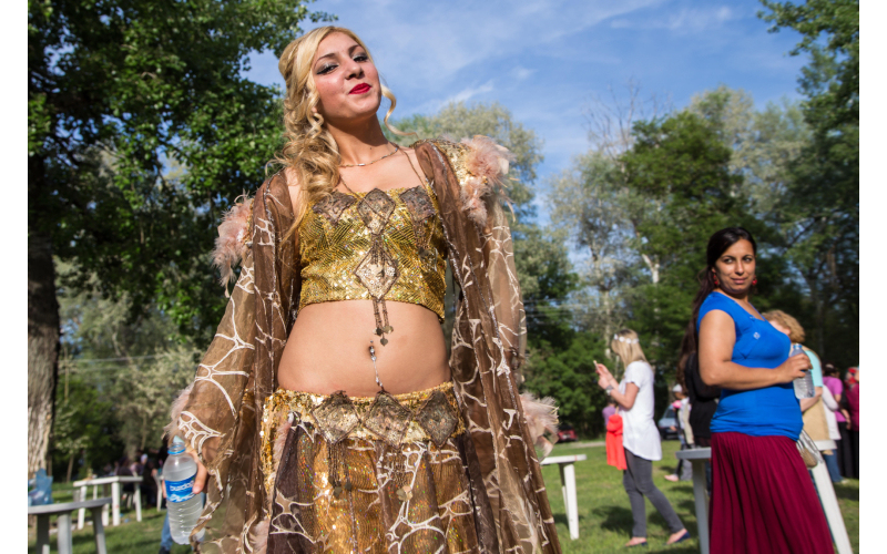 Vestido de noiva cigano | Alamy Stock Photo by Piero Castellano/Alamy Live News