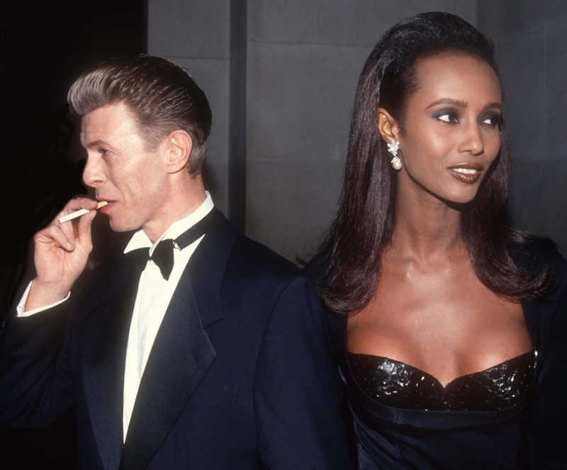 Iman et David Bowie - Ensemble Depuis 1992 | Alamy Stock Photo by John Barrett/PHOTOlink/MediaPunch