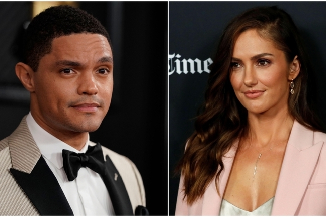 Ruptura: Trevor Noah y Minka Kelly | Alamy Stock Photo