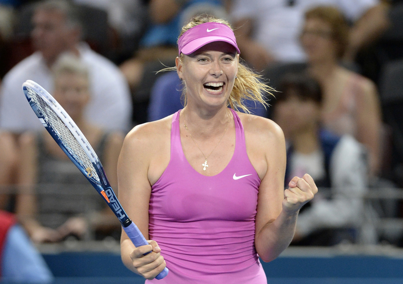 María Sharapova – 1,88 m. | Getty Images Photo by Bradley Kanaris