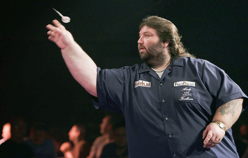 Andy Fordham – 1,88 m., 201 kg. | Getty Images Photo by Christopher Lee