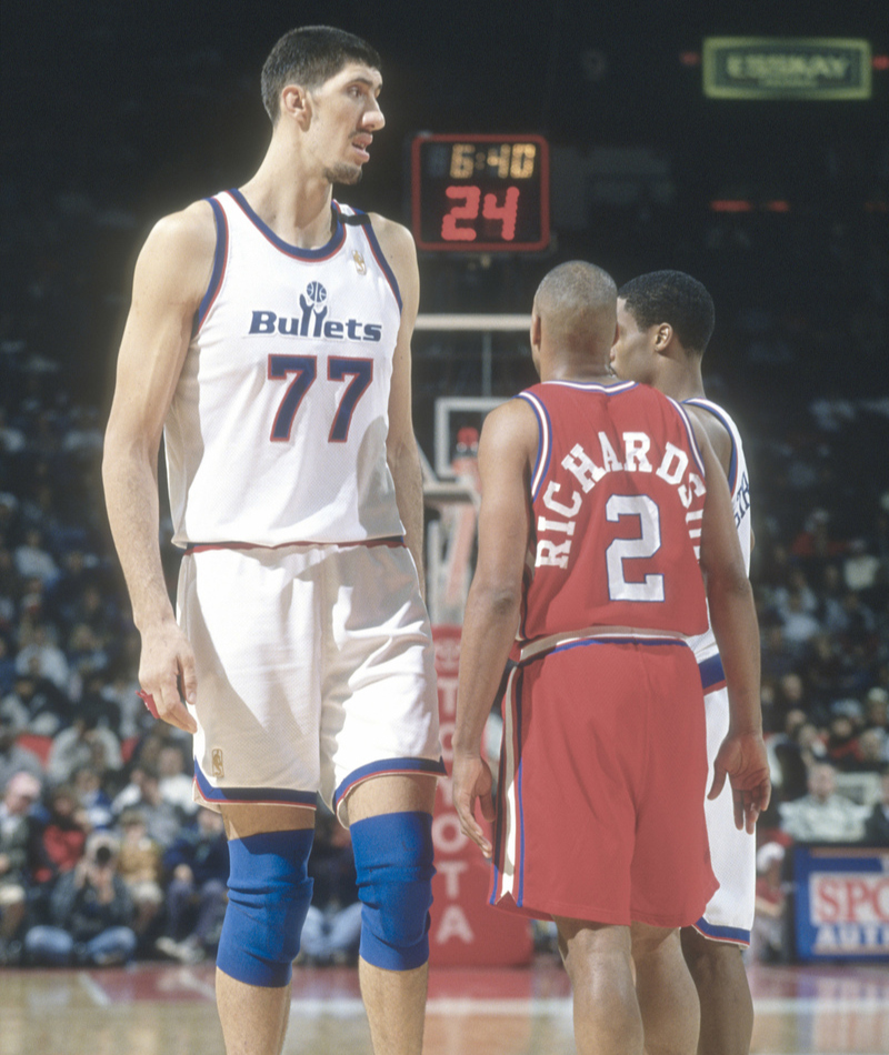 Gheorghe Muresan – 2,31 m. | Getty Images Photo by Focus on Sport